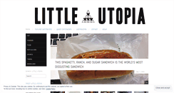 Desktop Screenshot of littleutopiamag.com